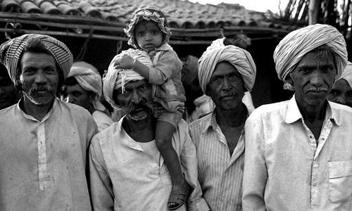Militanti della Narmada Bachao Andolan-Hapeshawar-Madhya Pradesh