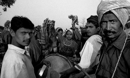Militanti della Narmada Bachao Andolan-Hapeshawar-Madhya Pradesh
