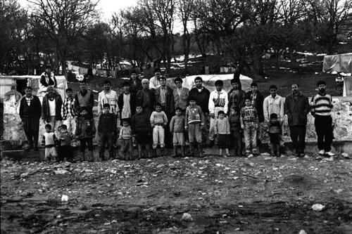 Gli uomini della tendopoli di Kesan-Provincia di Edirne